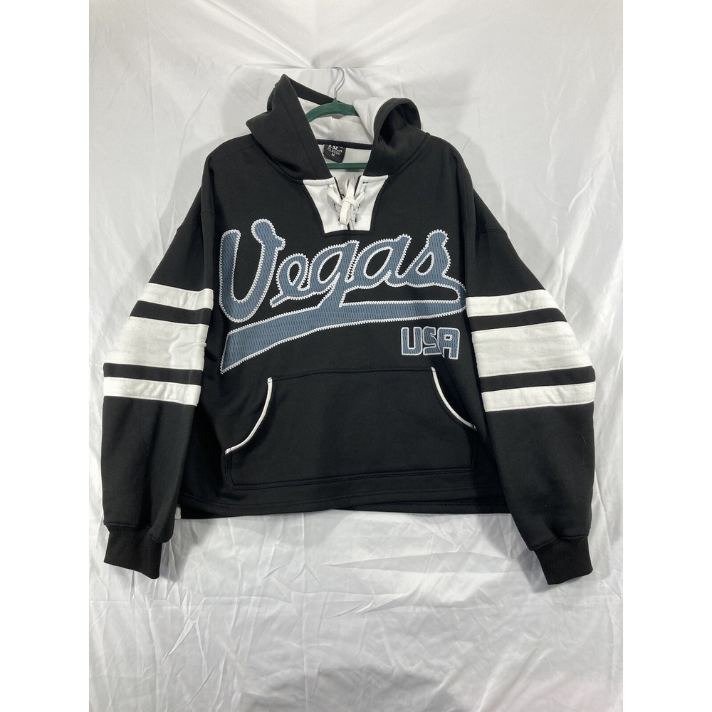 DC Classic Las Vegas USA Sweater Long Sleeve Men's Size M Raiders Colors Hoodie